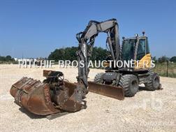 Mecalac 714MW pelle sur pneus