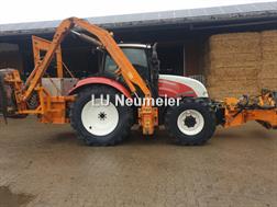 Steyr komplett mit Gödde GZA750 incl. Mulag Mähtronik