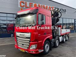 Daf FAD XF 480 8x4 Euro 6 Fassi 99 Tonmeter laadkraan 