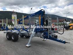 Binderberger Rückewagen RW8 eco mit Kran BK4070 eco ABVERKAUF