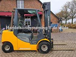 Jungheinrich 3.5 tons diesel heftruck 2015 Trilplo 3e 4e functi