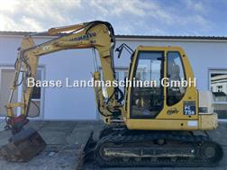 Komatsu PC 75R Bagger mit Räumschwenkschaufel