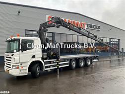 Scania P 420 8x2 Hiab 42 Tonmeter laadkraan met Lier!