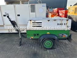 Atlas Copco XAS 57 DD Deutz 3 m3 / min 23 kW 7 Bar Mobiele Die