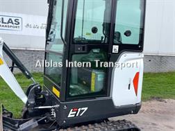 Bobcat E17 minigraver Hydr snelwissel 219 uur!