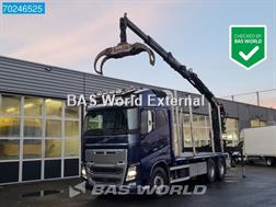 Volvo FH16 550 6X4 Holztransport Wood Crane Loglift 165z