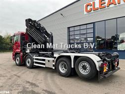 Man TGS 35.480 8x4H Euro 6 HMF 40 Tonmeter laadkraan +