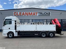 Man TGX 26.480 Intarder HMF 40 Tonmeter laadkraan + Wi