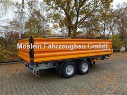 Möslein TTD13- BA Orange 13 t Tandem Kipper Tiefladermit