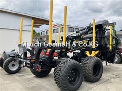 Kesla Forstanhänger 144 ND 2WD mit 326T Kran