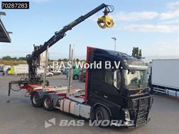 Volvo FH16 750 FH16 6X4 HIAB E96S 79 wood crane Retarder