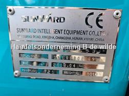 Sunward Swe08 2018 270 uur minigraver graafmachine