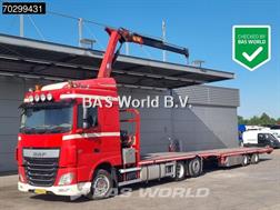 Daf XF 440 6X2 NL-combi Transporter HMF 900-K2 Kran Wi