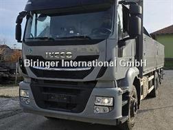 Iveco Stralis 6x2 Baustoffpritsche mit Hiab 228-E5 Kran