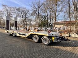 Möslein T 4 VB H1 R neuer 4 Achs Tieflader + Radmulden