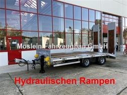 Möslein TT21-6,5 hydr 21 t Tandemtieflader, hydr. Rampen,