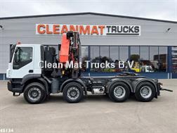 Iveco Stralis AD410T44 8x4 Palfinger 44 Tonmeter laadkra