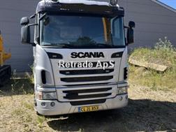 Scania 8X4 Maskintransporter med Hydrauliske slidsker