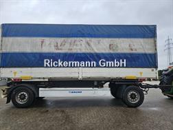 Krone Wechselbrücken Anhänger Plane Spriegel Interne Nr.