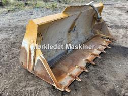 Hydrema 2550mm 4 x 1 Frontskovl Fin frontskovl til Hydrema