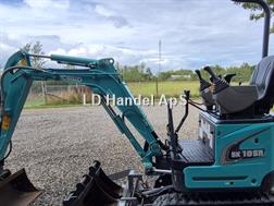Kobelco SK10SR-2 Compacttilt - Velholdt minigraver - udsky