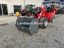 Kopf Mistcontainer / Erdcontainer mit Abstellfüßen