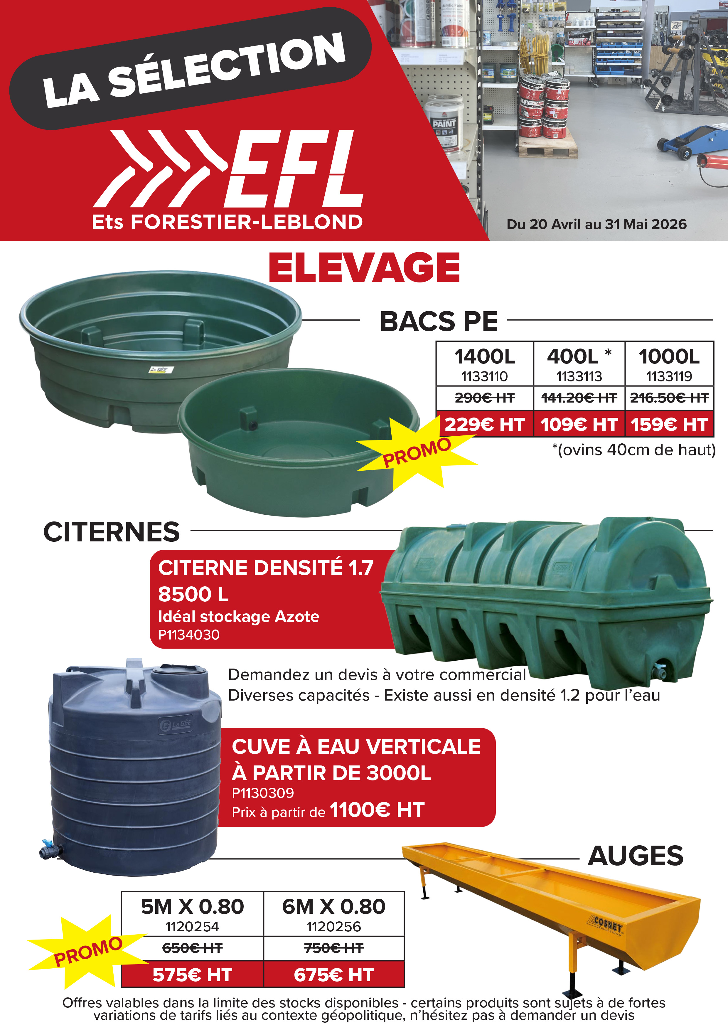 La Sélection EFL