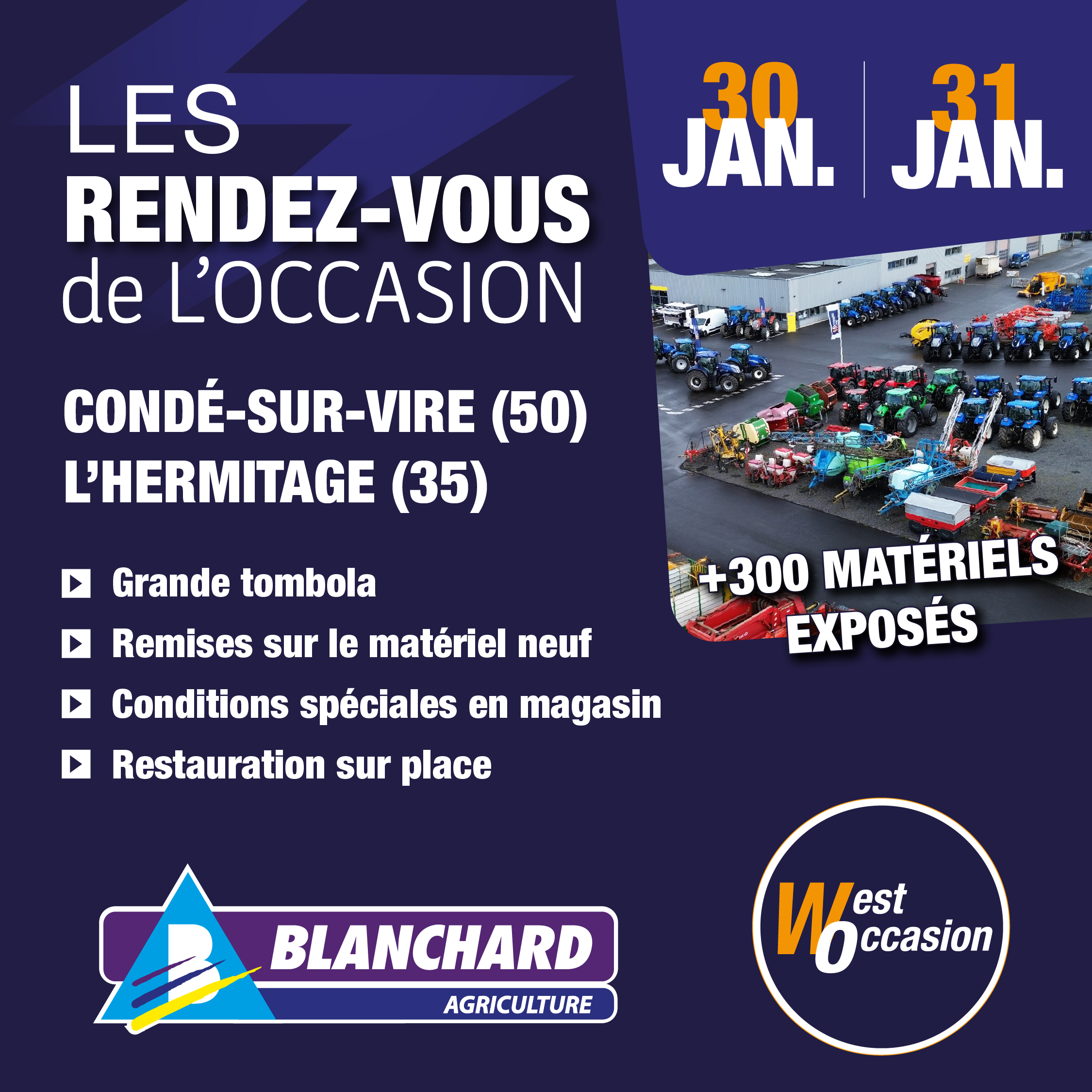 Les Rendez-vous de l’Occasion 2026 à Condé et L'Hermitage