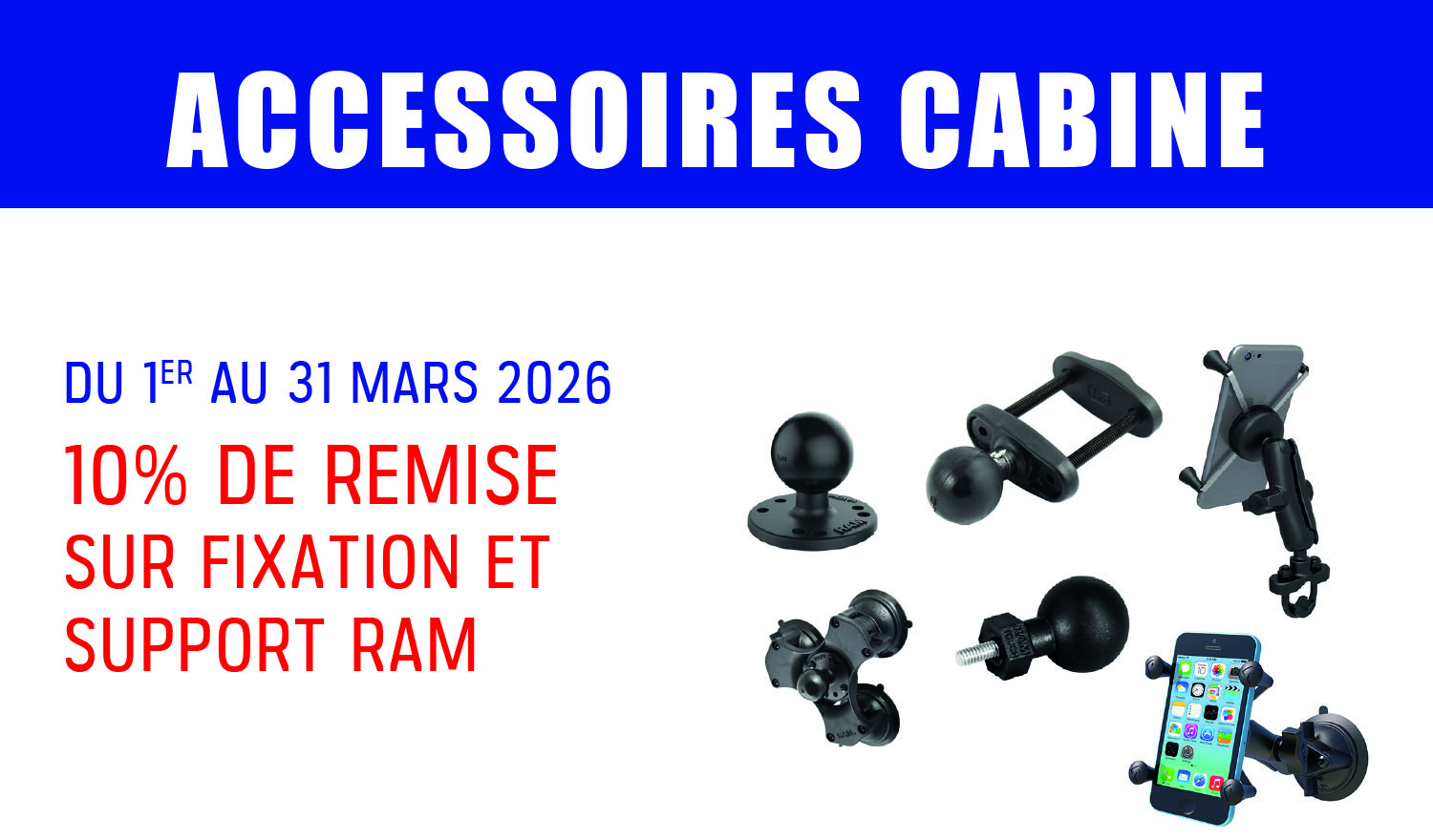 OPÉRATION ACCESSOIRES CABINE