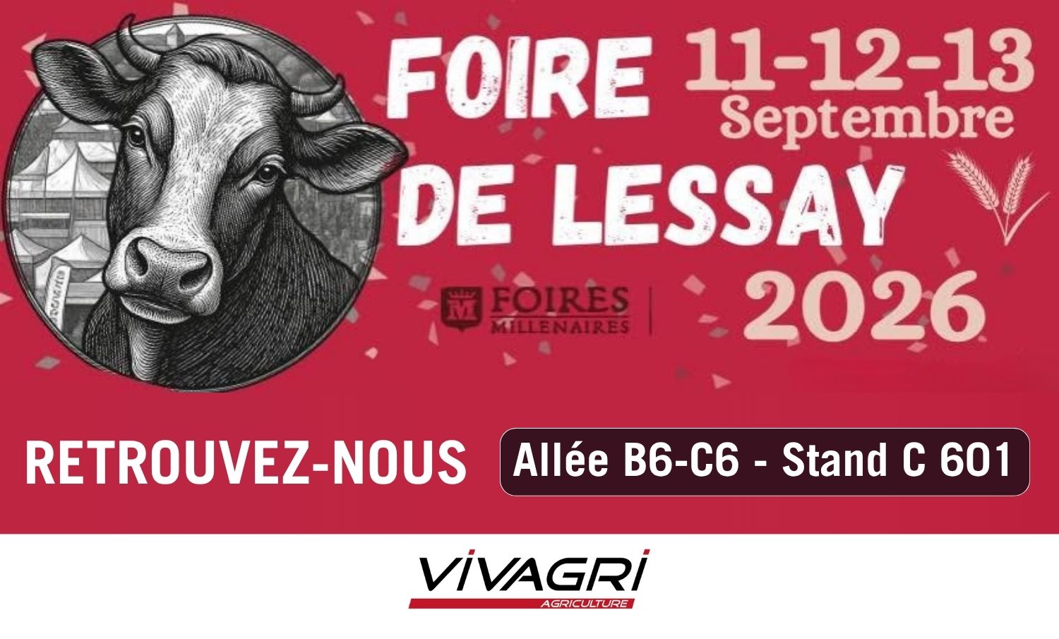 Vivagri vous donne rendez-vous à la Foire de Lessay 2026